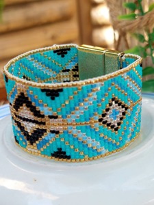 <b>Dropshipping</b> Ready Beaded Bracelet Blind Shipping Beaded Bracelet Solid Color Beaded Bracelet Custom Factory Wholesale Beaded - Product Image 3