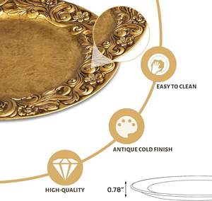 Elegante Plato Decorativo con Diseño para Servir la Cena, Ideal para Recepciones de Hotel - Product Image 5