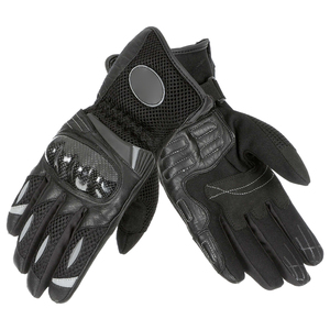 Gants de moto en cuir de vachette respirants et antidérapants SAAR INDUSTRIES, à doigts complets, fonction écran tactile, pour sports d'hiver et course, vente en gros - Product Image 1