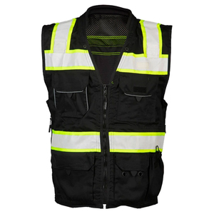Gilet de sécurité haute visibilité pour hommes, avec bandes réfléchissantes, vêtements de travail de sécurité, vêtements de haute visibilité pour les travailleurs - Product Image 6