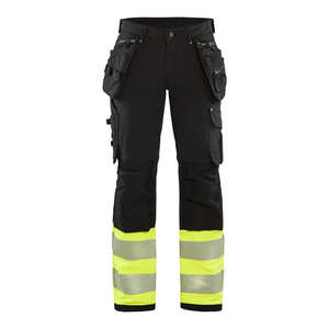 Pantalones de Seguridad Reflectantes de Alta Visibilidad, Transpirables, Ignífugos, Talla Grande, de Algodón y Poliéster, Ropa de Trabajo Ligera para Hombre - Product Image 1