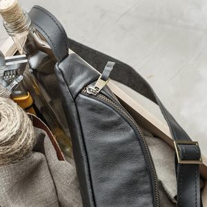 Personalización al por mayor bolso cruzado mujer cintura cinturón pecho bolsos cremallera cuero Sling Bag - Product Image 6