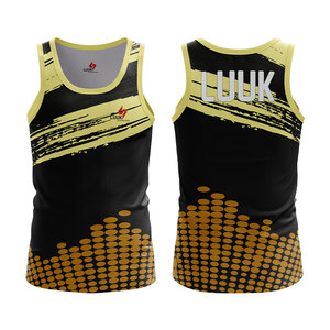 Débardeur sans manches pour homme OEM ODM, séchage rapide, pour la gym et le fitness, vêtement de sport, gilet, motif personnalisé, tenue de loisirs - Product Image 3