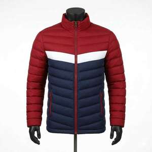 Puffer Jackets Wholesale Custom OEM Printed Puffer Jacket Men Customized Logo Casual Shiny Puffer Jackets <b>Winter</b> for Men - Product Image 1