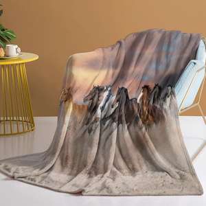 मूल अमेरिकी पैटर्न सोफे कंबल 60x80 इंच नरम शेर्पा फ्लेक्सी और बेडरूम के सजावट के लिए फेंक दिया - Product Image 3