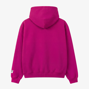 Sudadera con Capucha Extra Grande con Cierre, Forro Polar de Algodón, Estampado Brillante, Logotipo con Pedrería en la Parte Delantera, Unisex, Ropa Casual de Invierno - Product Image 2