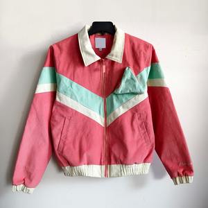 Conjunto de Chándal Cortavientos de Secado Rápido con Estampado Acid Wash, Estilo Retro, de Tejido Corduroy, Ropa Urbana de Dos Piezas: Chaqueta y Pantalones Cortos - Product Image 1