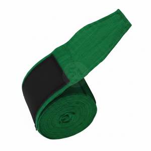 Bandages de boxe professionnels en coton pour Muay Thai, 4,5 mètres, vert foncé, soutien des poignets MMA, protection des mains pour l'haltérophilie - Product Image 5
