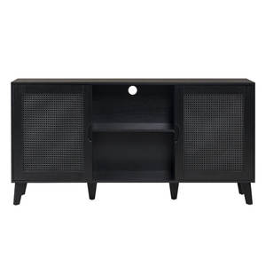 Buffet d'armoire d'appoint en rotin à 2 portes de 31.5 \ "de haut - Product Image 2