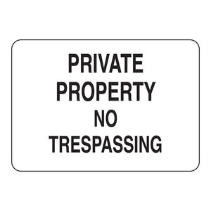 Panneau d'interdiction d'entrée Brady - Panneau d'avertissement résistant aux intempéries pour intérieur/extérieur pour propriété privée - Product Image 1