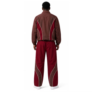 Best Wholesale Eco-Friendly Sporty Summer <b>Men's</b> Windbreaker Tracksuit 2-Piece Zipper Jacket <b>Trouser</b> 100% Nylon Sublimation - Product Image 3