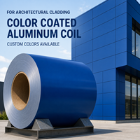 Fabriqué sur mesure en alliages 3003, 3104, 3105 pour la production générale de tôles métalliques, bobine d'aluminium peinte