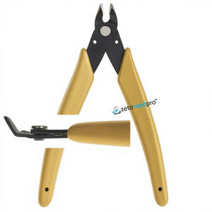 Alicates de corte microcizalla de alta calidad Gold Suppliers 420 con cabezal angular de plástico para corte de alambre blando y joyería, personalizados para bricolaje - Product Image 3