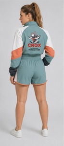 Ensemble coupe-vent décontracté pour femme, veste et short légers et confortables, tenue de sport élégante et résistante 2-en-1 - Product Image 4