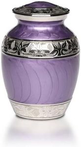 Handcrafted decor piece luxury remembrance urn metal <b>memorial</b> jar engraved metal container stylish home accessory decorative - Product Image 4