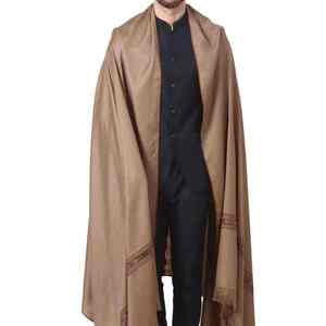 Châle en laine pour homme, doux, blanc, traditionnel, drapé, pour l'hiver, chaud, léger, OEM - Product Image 4