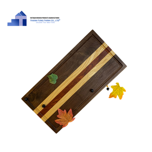 Produit phare : Planche à découper en bois d'acacia massif de haute qualité pour ustensiles de cuisine, vente en gros auprès d'un fabricant vietnamien - Product Image 1