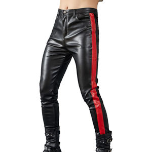 Pantalones de Cuero Transpirables de Nuevo Diseño 2026, Talla Grande, Personalizados para Hombre, en Venta en Línea a Precio Accesible - Product Image 1