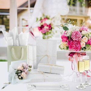 Sacchetti Regalo in Carta Velina Bianca, 60 Fogli, 14 x 20 Pollici, Confezione all'Ingrosso per Fiori, Arte, Artigianato, Fai da Te, Elegante Riempitivo per Confezioni Regalo - Product Image 2