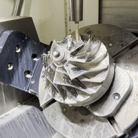 Centre d'usinage vertical 5 axes haute précision LK-220, fraiseuse CNC avec table rotative intégrée de 260 mm et contrôleur SYNTEC