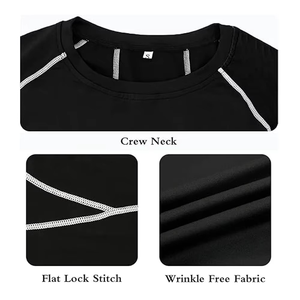 Rashguard Transpirable para Hombre, para MMA, con Logotipo Personalizado, Anti-UV, Spandex/Poliéster, para Natación y Entrenamiento, Talla Personalizada, Venta al Por Mayor - Product Image 6