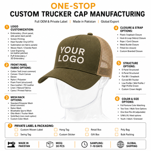 Unstructured Trucker <b>Cap</b> Custom 3D Puff Embroidery Perforated Mesh Back Polyester Front Panel Buckle Closure Design For Casual - Product Image 6
