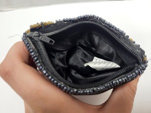 กระเป๋าใส่เหรียญรูปแมวประดับลูกปัด - Product Image 2
