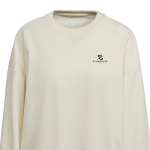 Sudadera de Mujer con Logotipo Personalizado, Manga Larga, Cuello Redondo, Tela Suave de Algodón, Estilo Casual, Moda Urbana 2026 - Product Image 6