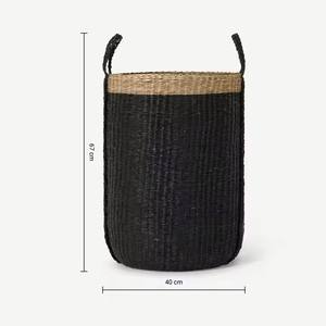 Eco-Friendly Clothing Storage <b>Baskets</b> Natural/customized Color Round/Rectangle/Square Flexible Seagrass water <b>hyacinth</b> <b>basket</b> - Product Image 3