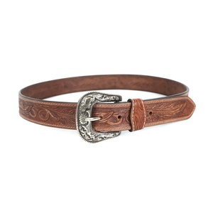 Ceinture en cuir de cowboy et cowgirl de style western haut de gamme, sculptée à la main, longueur personnalisée, unisexe, ceinture de mode, vente en gros - Product Image 6
