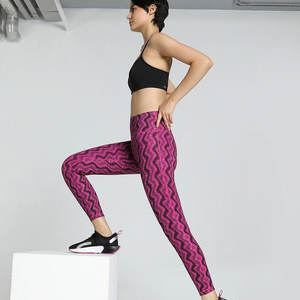 Leggings Deportivos de Cintura Media para Mujer, Sólidos, Sin Costuras, Súper Suaves, Transpirables, Ecológicos, de Poliéster/Tela, Cintura Elástica - Product Image 5