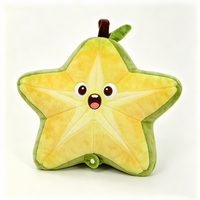 Schattig Carambola-bosbesvormig knuffel speelgoed uit de Pluche Fruit Serie, interactief educatief speelgoed, PP katoenen vulling, groothandelspartij beschikbaar