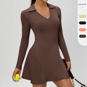 กระโปรงพลีทเอวสูงแบบ 2 in 1 สำหรับผู้หญิง ออกกำลังกาย วิ่ง เทนนิส แพเดิล กอล์ฟ พิคเคิลบอล มีกระเป๋า - Product Image 2