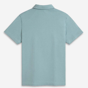 Latest Premium Quality <b>Men's</b> Stand Collar Short Sleeve 100% Cotton Broadcloth Solid Quick Dry Breathable <b>Belt</b> Closure Summer ODM - Product Image 3