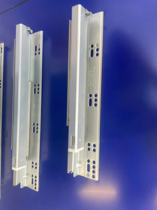 Correderas Telescópicas Modernas de Cierre Suave Tipo Full Pull para Cajones de Gabinetes de Cocina, Comedor y Dormitorio - Product Image 2