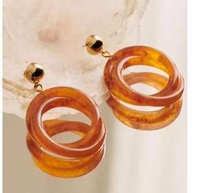 Pendientes de Resina para Mujeres y Niñas, Joyería de Moda, Pendientes a Precio de Mayoreo, Artesanía en Resina - Product Image 2