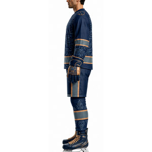 Uniforme de hockey sur glace personnalisé pour hommes, léger et respirant, conçu pour l'entraînement, les matchs de ligue et les séances d'entraînement - Product Image 6