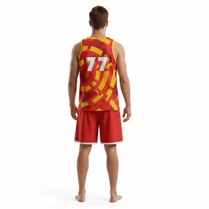 Tenues de basketball professionnelles, ensembles de maillots de basketball personnalisés en sublimation intégrale pour la vente en gros - Product Image 2