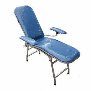 Silla portátil de donación de sangre, silla plegable de acero para donantes de sangre, para campamentos de donación de sangre, sillón plegable portátil para donantes de sangre. - Product Image 1