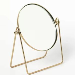 Espejo de Mesa de Metal, Espejo de Maquillaje para Tocador, Espejo Cosmético para Baño, Espejo para Uso Doméstico - Product Image 2