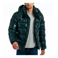 Veste à bulles personnalisée, design unique, qualité supérieure, veste d'hiver pour homme, taille adulte, fermeture éclair intégrale, col montant, coupe-vent
