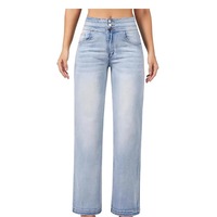 Jeans en denim pour femmes, conçus avec un tissu respirant et une durabilité longue durée