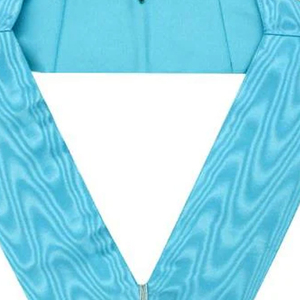 Collar Masónico para Oficiales Grandes, Color Rosa y Azul con Hilos Dorados, Collar de Oficial Bordado a Medida de Alta Calidad - Product Image 6