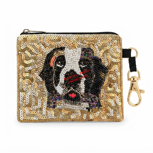 Crimson Elephant Beaded Coin Purse Handmade Seed Bead <b>Zip</b> <b>Wallet</b> for Boutique Gift Wholesale OEM Manufacturer - Product Image 3