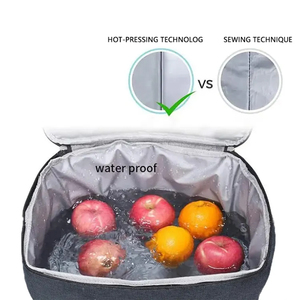 Hot Selling Custom Logo Thermal Lunch Bag 300D Oxford Cooler Bags for Students' Picnics Hot Summer Storage Offer - Product Image 4