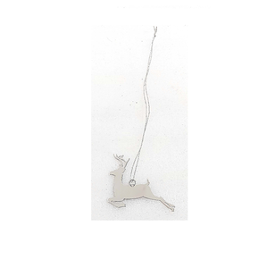 Ornements suspendus en forme d'étoiles en métal argenté faits à la main, étoiles décoratives texturées superposées, plusieurs tailles, écologiques, durables, pour les fêtes - Product Image 1