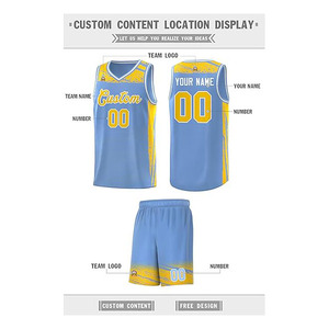 Hot Sale Custom Basketball Jersey Set Professional Team Uniform Lightweight Moisture Wicking Sportswear - Product Image 3