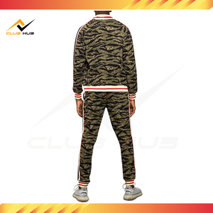 High Quality Winter Solid Men's <b>Hoodies</b> Sweatshirt Sets Breathable <b>Lightweight</b> Polyester/Cotton Fleece Jogger Tracksuit Made - Product Image 3
