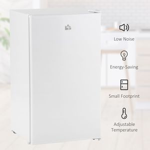 Efficienza energetica 3.2 bianco Cu.Ft Mini frigo Freezer a porta singola regolabile termostato ripiano reversibile per camera da letto Home Office - Product Image 5