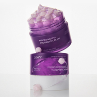 Crème de nuit en capsules JUMISO Niacinamide 5+ 50mL, crème correctrice des taches brunes pour le visage, soin coréen pour la peau, hydratant pour unifier le teint